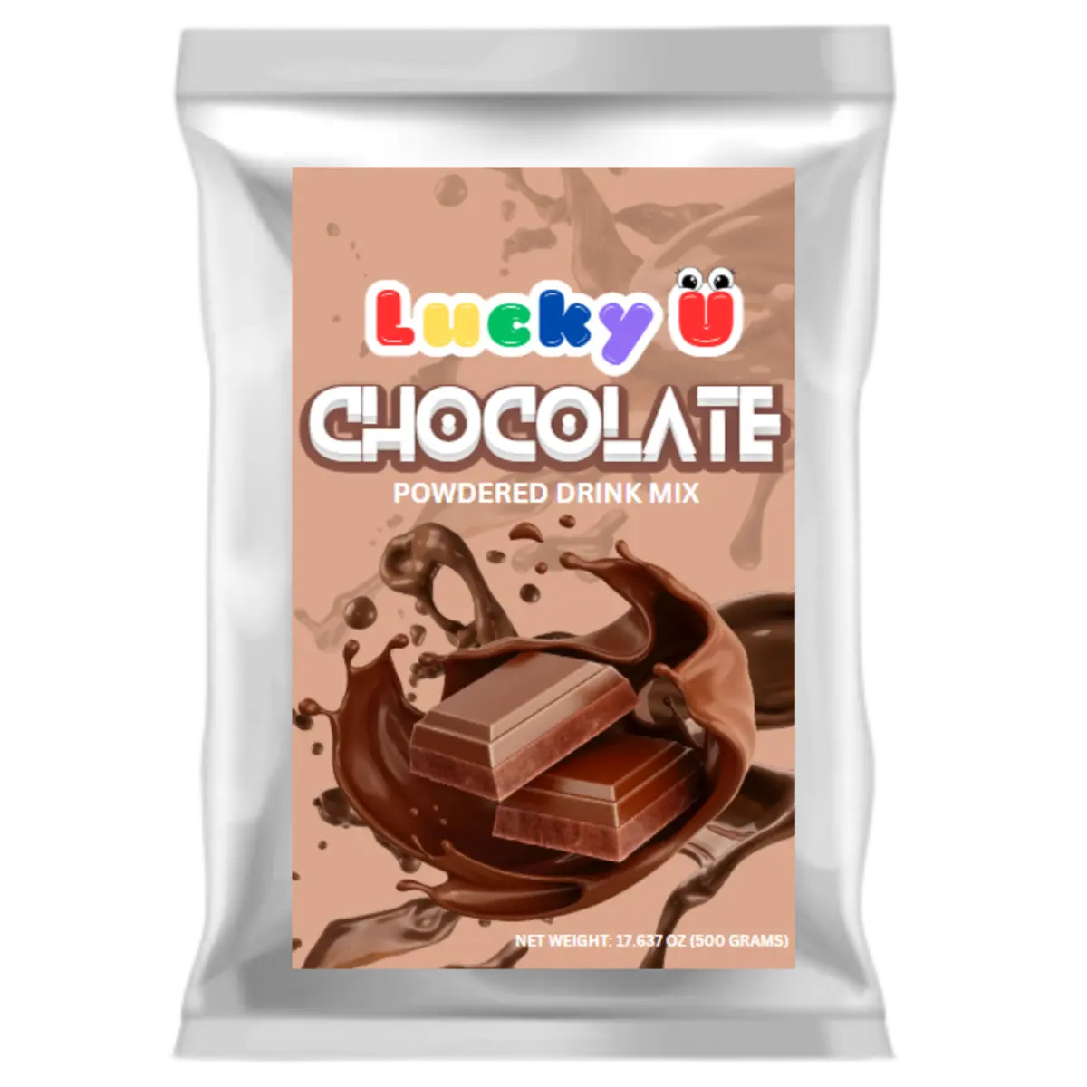 Lucky U Powdered Beverage Drink Mix – Chocolate – 500g